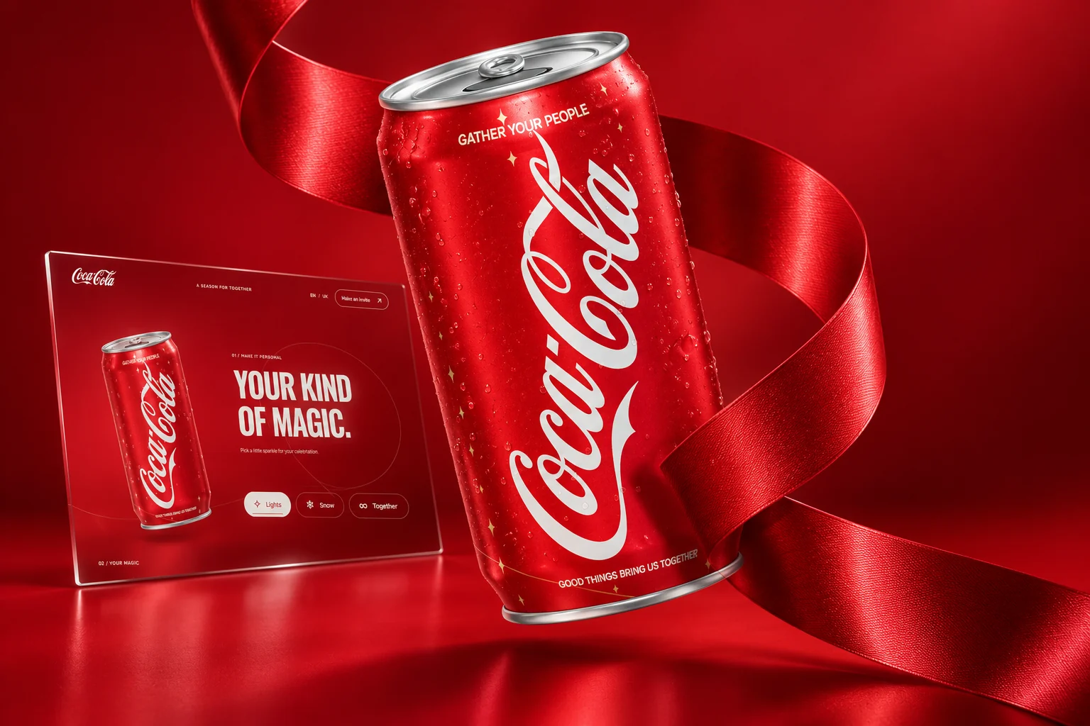 Coca-Cola website presentation
